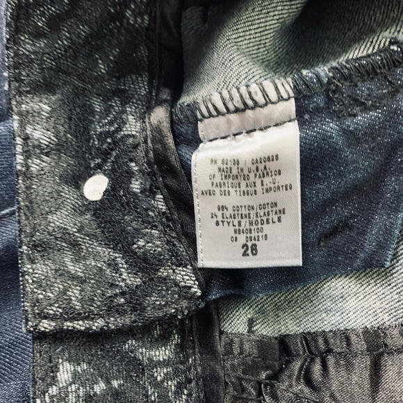 Guess Premium Daredevil Boot Cut Stretch Studded Jeans - Picture 7 of 11